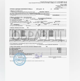 Купить справку 2 НДФЛ в Волгограде, Хабаровске, Воронеже, Перми, Уфе